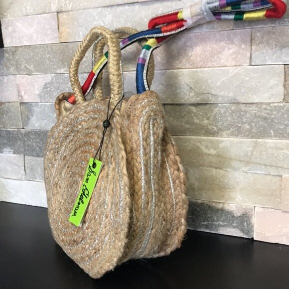 Sam Edelman Emilia Women's Round Jute Tote - Picture 6 of 11